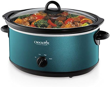 7 Quart Manual Slow Cooker – Turquoise - Curated Catalog P8