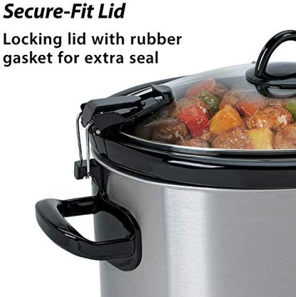 Cook & Carry 6 Quart Portable Slow Cooker - Curated Catalog I6