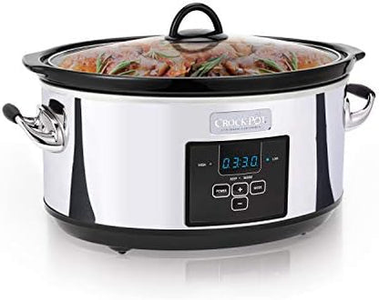 7 Quart Programmable Slow Cooker – Polished Platinum - Curated Catalog Z3