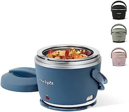 Electric Lunch Box Food Warmer 20oz – Faded Blue - Curated Catalog M8