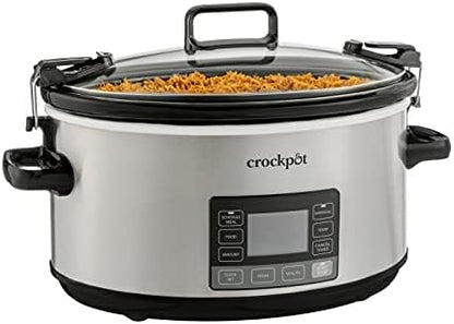 7 Quart Portable Programmable Slow Cooker with Timer - Curated Catalog K9