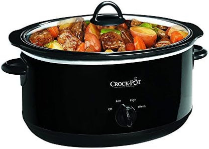 8 Quart Manual Slow Cooker – Black - Curated Catalog N9