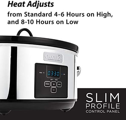 7 Quart Programmable Slow Cooker – Polished Platinum - Curated Catalog Z3