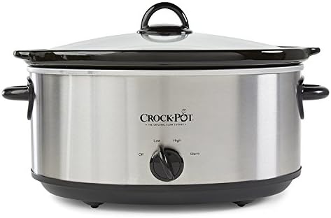 7 Quart Oval Manual Slow Cooker – Stainless Steel - Curated Catalog F8