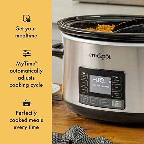 7 Quart Portable Programmable Slow Cooker with Timer - Curated Catalog K9