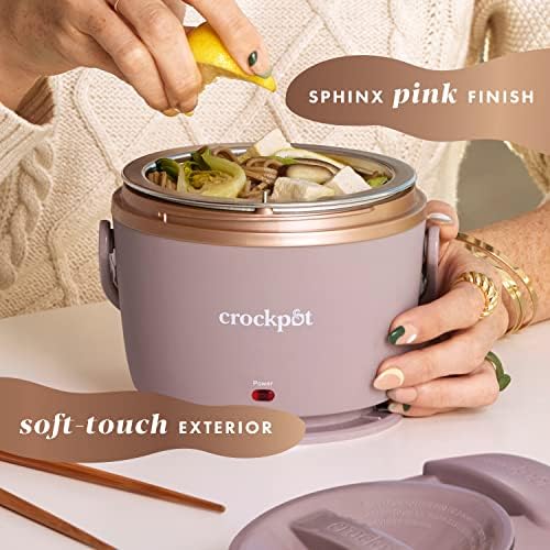 Electric Lunch Box Food Warmer 20oz – Blush Pink - Curated Catalog Y3