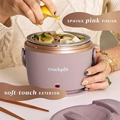 Electric Lunch Box Food Warmer 20oz – Blush Pink - Curated Catalog Y3