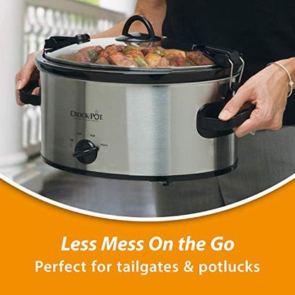 Cook & Carry 6 Quart Portable Slow Cooker - Curated Catalog I6