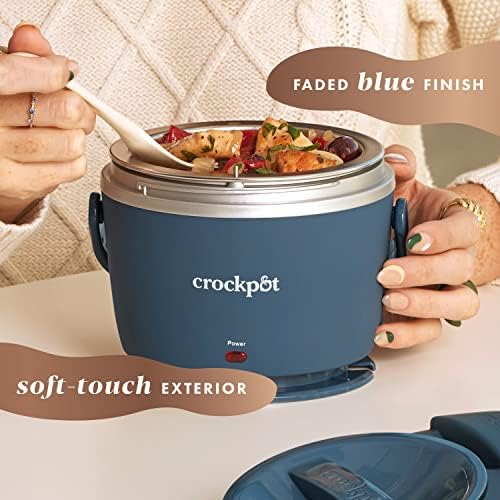 Electric Lunch Box Food Warmer 20oz – Faded Blue - Curated Catalog M8