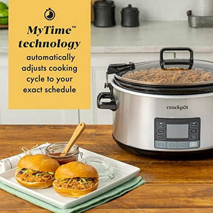 7 Quart Portable Programmable Slow Cooker with Timer - Curated Catalog K9