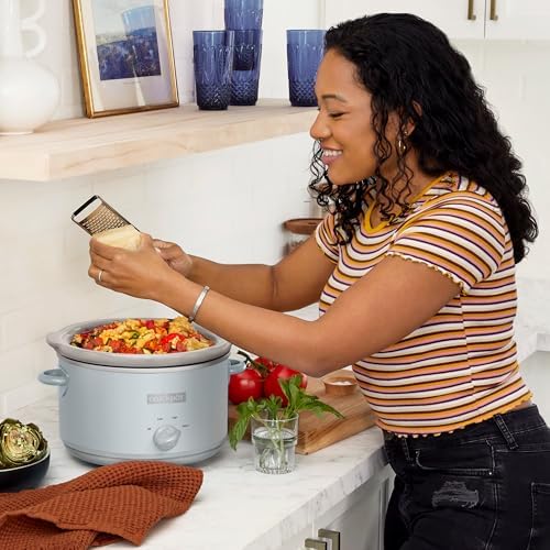 4.5 Quart Manual Slow Cooker – Macaroon Blue - Curated Catalog V5