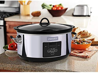7 Quart Programmable Slow Cooker – Polished Platinum - Curated Catalog Z3