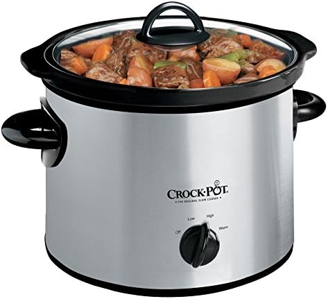 3 Quart Manual Slow Cooker – Silver - Curated Catalog F2
