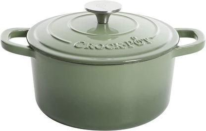 3 Quart Enameled Cast Iron Dutch Oven – Aqua - Curated Catalog Z1