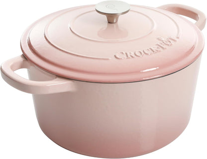 3 Quart Enameled Cast Iron Dutch Oven – Aqua - Curated Catalog Z1