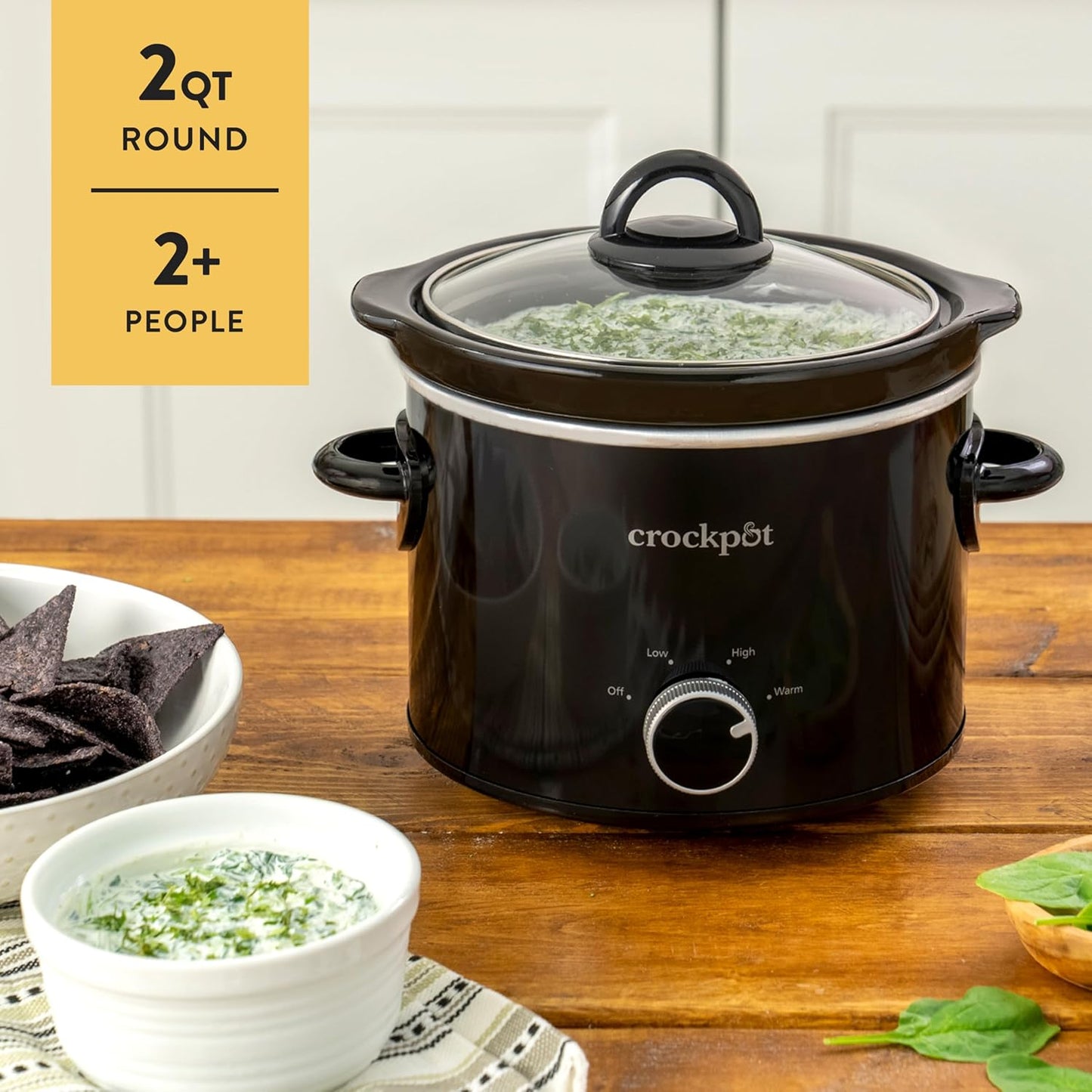 2 Quart Mini Slow Cooker – Classic Compact Cooker - Curated Catalog A9
